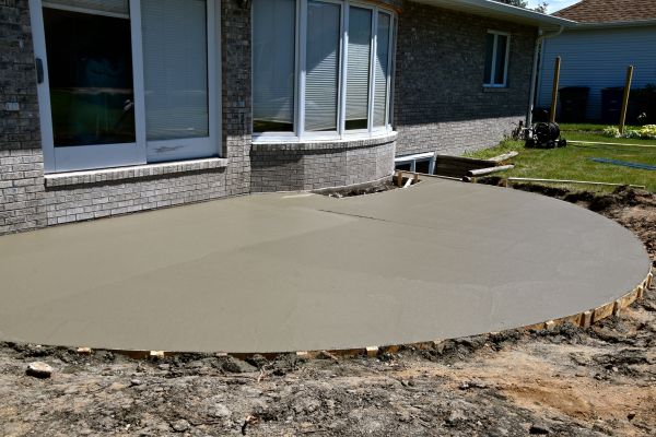 Deck Concrete Construction in Milton