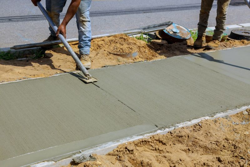 Cement Pavement Construction